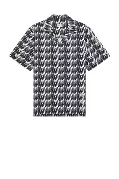 Рубашка с коротким рукавом Moncler, цвет 3d Monogram Black