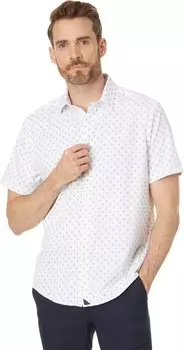 Рубашка с коротким рукавом Mullins UNTUCKit, белый