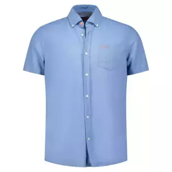 Рубашка с коротким рукавом Nza New Zealand Clayton 25CN506S, синий