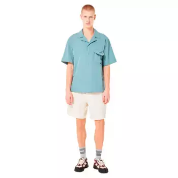 Рубашка с коротким рукавом Oakley Cuban collar, синий