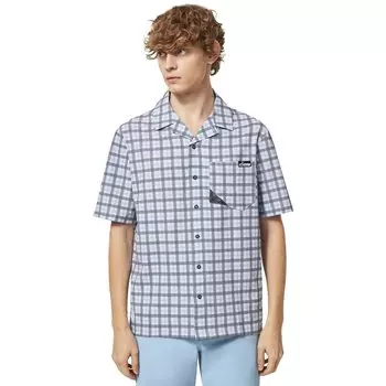 Рубашка с коротким рукавом Oakley La Reduct Woven, фиолетовый