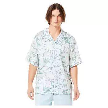 Рубашка с коротким рукавом Oakley Printed, синий