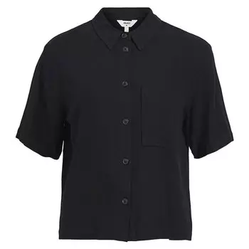 Рубашка с коротким рукавом Object Sanne, черный