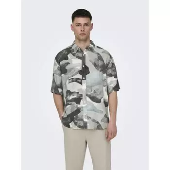 Рубашка с коротким рукавом Only & Sons Bud Life, Разноцветный