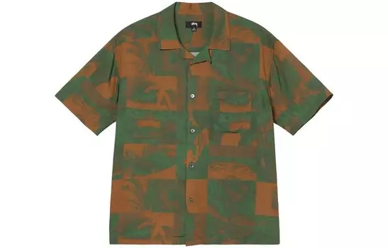 Рубашка с коротким рукавом от Stssy Photo Film Stussy, розовый