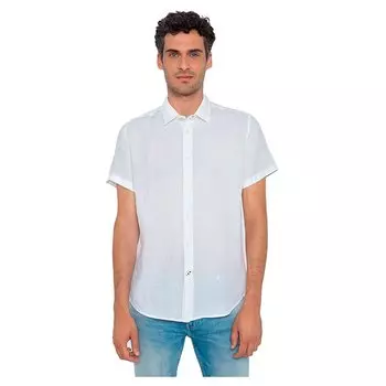 Рубашка с коротким рукавом Pepe Jeans Mark, белый