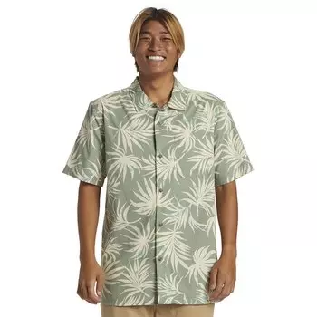 Рубашка с коротким рукавом Quiksilver Beach Club Casu, зеленый