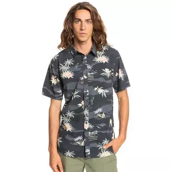 Рубашка с коротким рукавом Quiksilver Bird Watcher, синий
