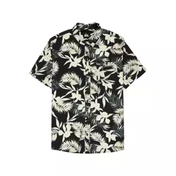 Рубашка с коротким рукавом Quiksilver Lemnas, черный