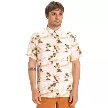 Рубашка с коротким рукавом Quiksilver Safe Paradise, белый