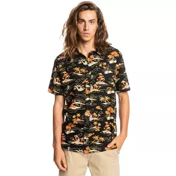 Рубашка с коротким рукавом Quiksilver Simple Days Visco, черный