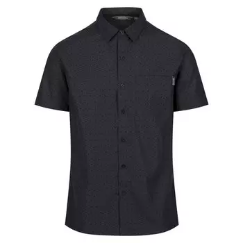 Рубашка с коротким рукавом Regatta Mindano VI Floral, черный