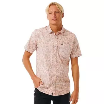 Рубашка с коротким рукавом Rip Curl Floral Reef, бежевый