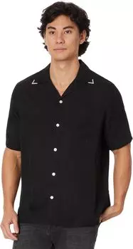 Рубашка с коротким рукавом Runaway AllSaints, цвет Jet Black