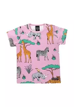 Рубашка с коротким рукавом Safari Bloom VILLERVALLA, цвет Rosa Jahre