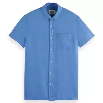 Рубашка с коротким рукавом Scotch & Soda 179878 Regular Fit, синий