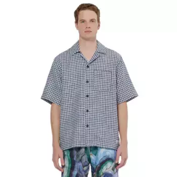 Рубашка с коротким рукавом Scotch & Soda 179879 Regular Fit, синий