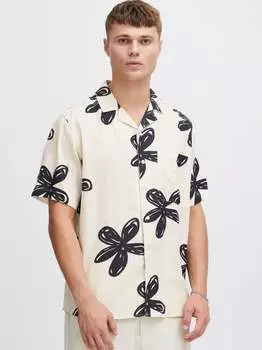 Рубашка с коротким рукавом сдимад Solid, белый