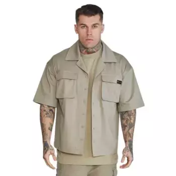 Рубашка с коротким рукавом Siksilk Flight Utility, зеленый