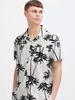 Рубашка с коротким рукавом Solid, белый