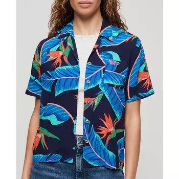 Рубашка с коротким рукавом Superdry Beach Resor, Разноцветный