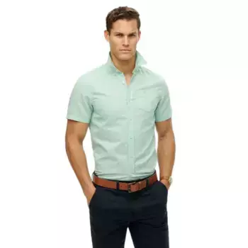 Рубашка с коротким рукавом Superdry M4011006A, зеленый