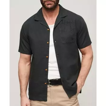 Рубашка с коротким рукавом Superdry Vintage Resot, черный