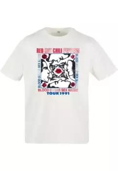 Рубашка с коротким рукавом Upscale by Mister Tee "Мужская футболка оверсайз Red Hot Chilli Peppers Upscale by Mister Tee ", белый
