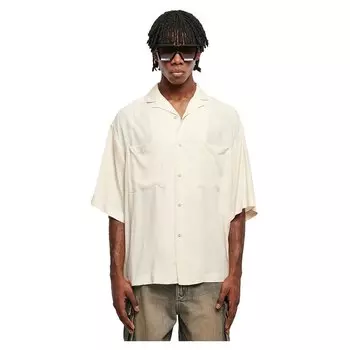 Рубашка с коротким рукавом Urban Classics Oversized Resort, бежевый