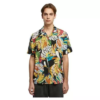 Рубашка с коротким рукавом Urban Classics Viscose AOP Resort, Разноцветный