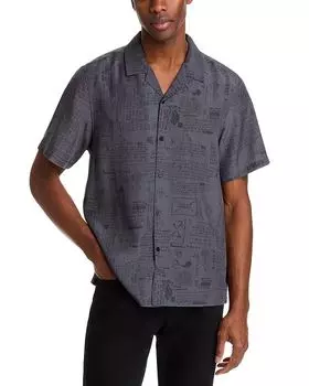 Рубашка с коротким рукавом Versus Printed Camp Ksubi, черный