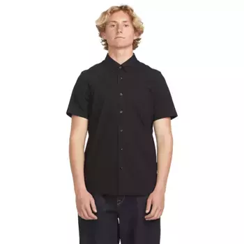Рубашка с коротким рукавом Volcom Everett Oxford, черный