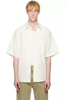 Рубашка с коротким рукавом в полоску Off-White WOOYOUNGMI