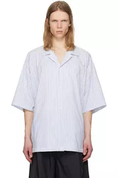 Рубашка с коротким рукавом в синюю полоску Coach Juun.J