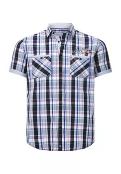 Рубашка с коротким рукавом WENTZEL JAN VANDERSTORM, темно-синий