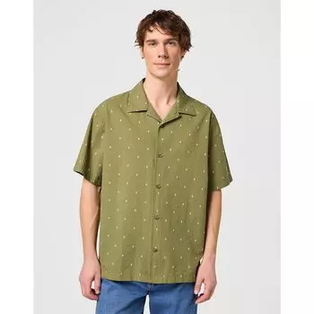 Рубашка с коротким рукавом Wrangler 112350500 Resort, зеленый