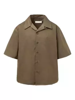 Рубашка с короткими рукавами Amomento, коричневый