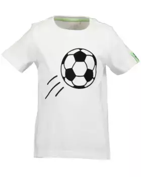 Рубашка с короткими рукавами Blue Seven "kl Kn T-Shirt, круглый вырез", белый