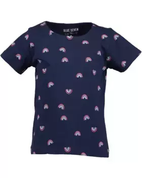 Рубашка с короткими рукавами Blue Seven "kl Md T-Shirt, круглый вырез", цвет Ultramarin Orig