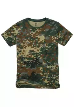 Рубашка с короткими рукавами Brandit " Brandit Unisex Kids T-Shirt", цвет Flecktarn