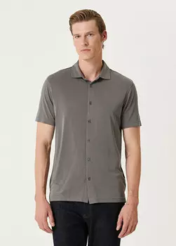 Рубашка с короткими рукавами Cool Touch Beymen Collection, серый