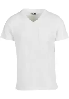 Рубашка с короткими рукавами DEF "Мужская футболка DEF", белый