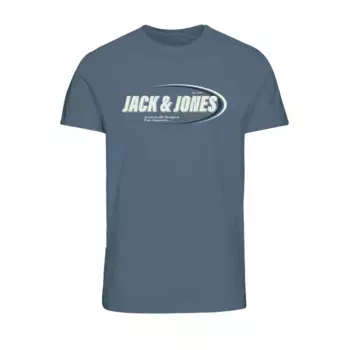 Рубашка с короткими рукавами для подростков Jack & Jones «JCORAY BRANDING TEE SS CREW NECK FST JNR» Jack & Jones Junior, цвет Flint Stone