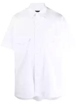 Рубашка с короткими рукавами GIORGIO ARMANI, белый