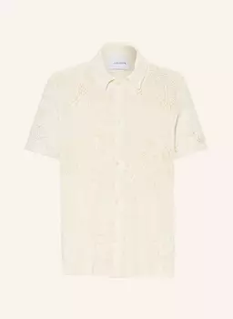 Рубашка с короткими рукавами Hector, обычный крой Les Deux, экрю