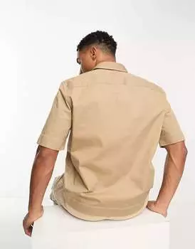 Рубашка с короткими рукавами и двойными карманами River Island