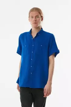 Рубашка с короткими рукавами и двойными карманами Fullamoda, саксофон