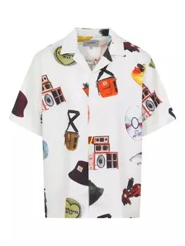 Рубашка с короткими рукавами и графическим принтом Jacob Rochester Carhartt WIP, белый