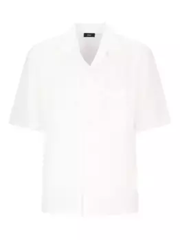 Рубашка с короткими рукавами и карманом Herno, белый