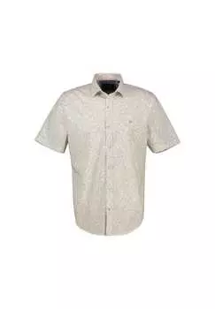 Рубашка с короткими рукавами и летним узором. Lerros, белый